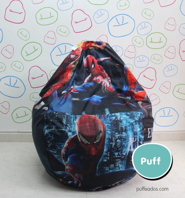 Puff Hombre Araña Diseño Sublimado! - Imagen 5