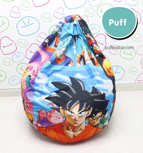 Puff DRAGON BALL Diseño Sublimado! - Imagen 2