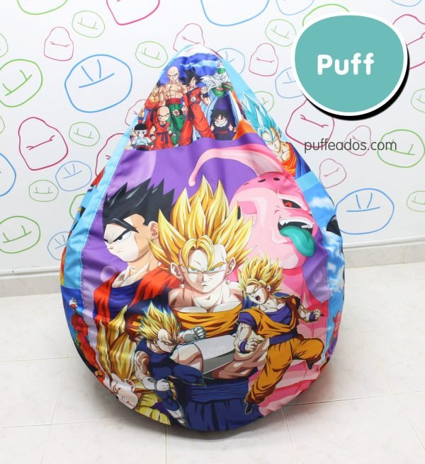 Puff DRAGON BALL Diseño Sublimado!