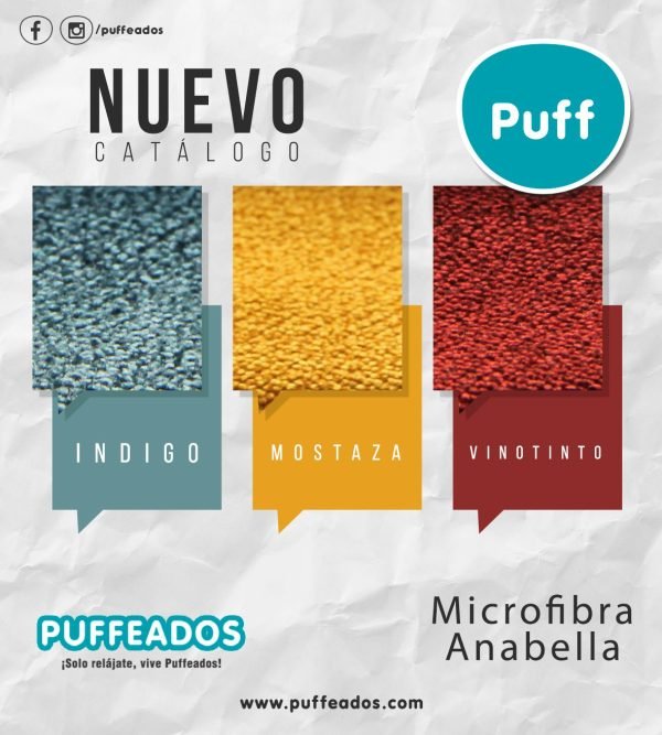 Puff Poltrona Microfibra Anabella Anti Líquidos - Imagen 2