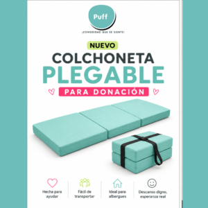 Colchoneta Plegable para donación.