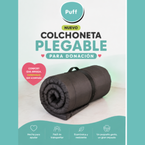 Colchoneta Plegable para donación.